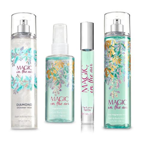 Magic in the air bath and body infographics